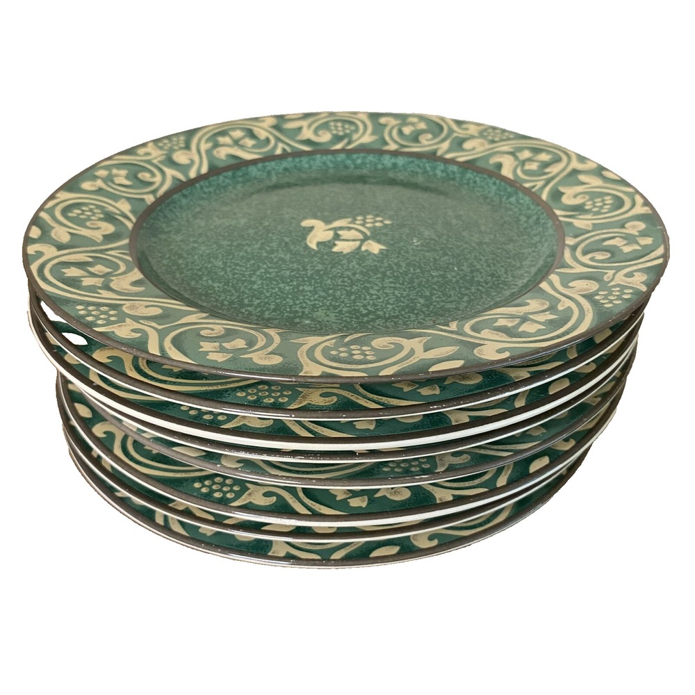 8 SANGO PAVILLION 8" SALAD PLATES 4856 Excellent Used CONDITION